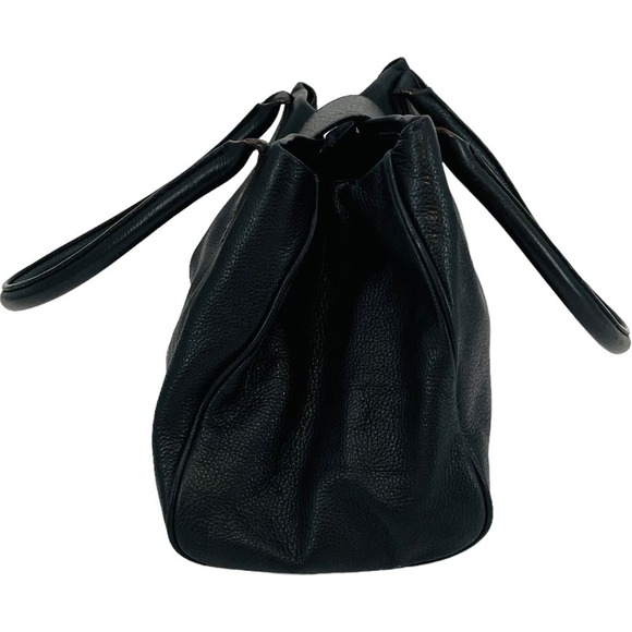 Kate Spade Black Pebbled Leather Bexley Anisha Bag Turn Lock - Picture 5 of 15